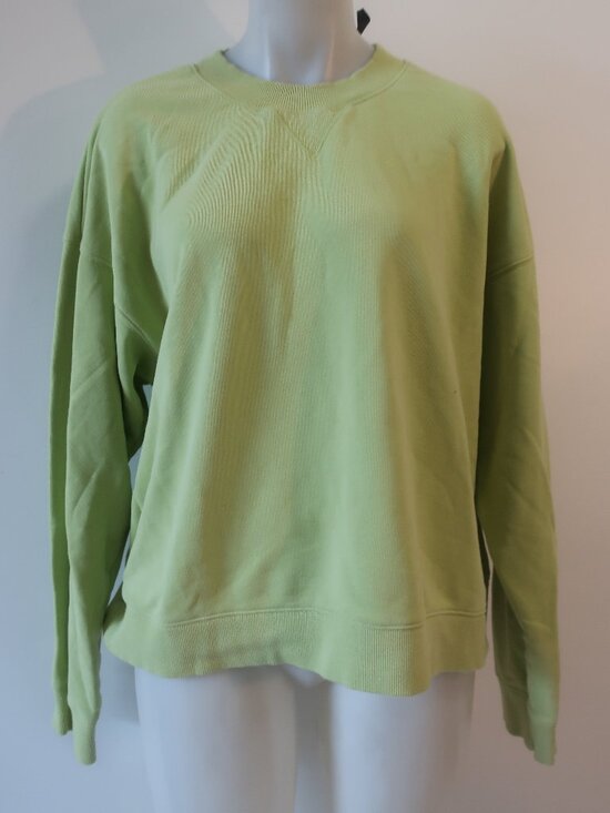 Vuori Tops - Womens Vuori Chartreuse Green (Item- 37) Crewneck Pullover Sweatshirt Top XL